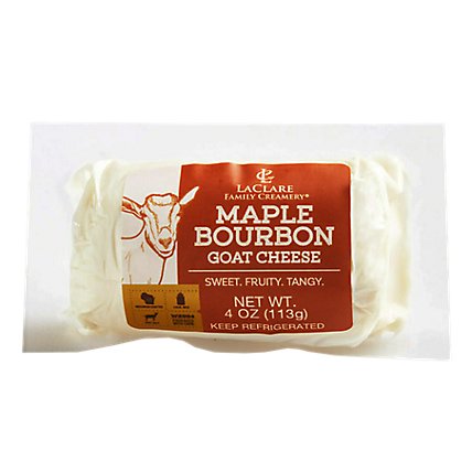 LaClare Farms Maple Bourbon Goat Cheese - 4 Oz - Image 1