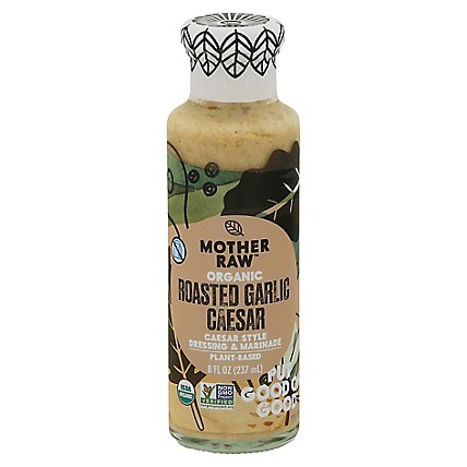 Mother Raw Organic Roasted Garlic Caesar Dressing - 8 Fl. Oz. - Image 3
