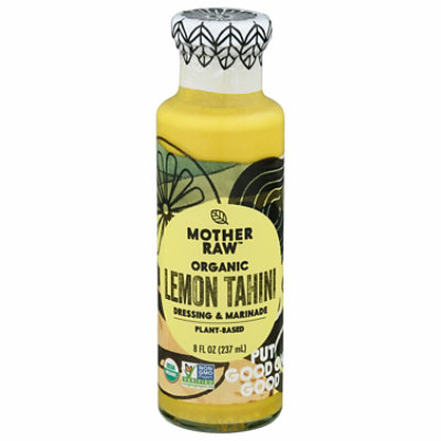 Mother Raw Organic Lemon Tahini Dressing & Marinade - 8 Fl. Oz. - Image 2