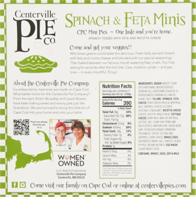 Centerville Pie Spinach & Feta Minis - 9 Oz - Image 6