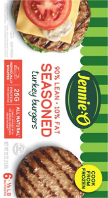 Jennie-O Seasoned Frozen Turkey Burger - 32 Oz - Image 6