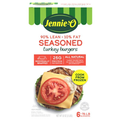 Jennie-o Frozen Turkey Burger Seasoned - 32 Oz - Image 1