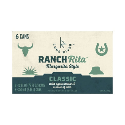 Lone River Ranch Rita Classic Margarita Style Drink Can - 6-12 Fl. Oz. - Image 2