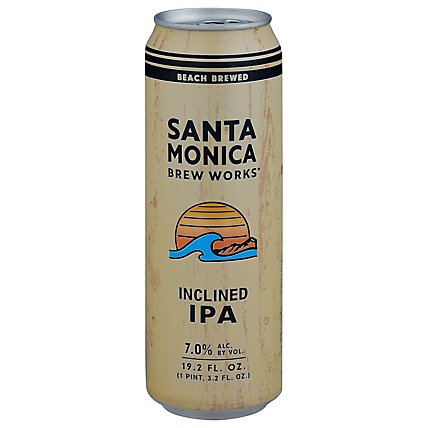Santa Monica Brew Inclined Ipa In A Can - 19.2 FZ - Image 3