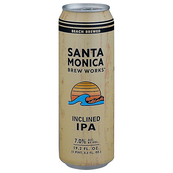 Santa Monica Brew Inclined Ipa In A Can - 19.2 FZ
