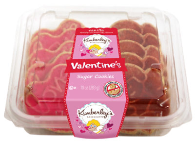 Kb Heart & Cupid Sugar Cookies Valentines - 10 Count - Image 1