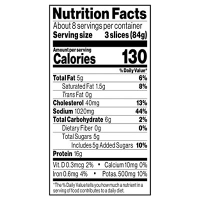 Hatfield Boneless Brown Sugar Pre-sliced Ham Natural Juice Quarter - 24 OZ - Image 3