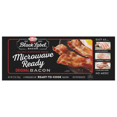Hormel Black Label Microwave Ready Bacon - 12 Oz - Image 2