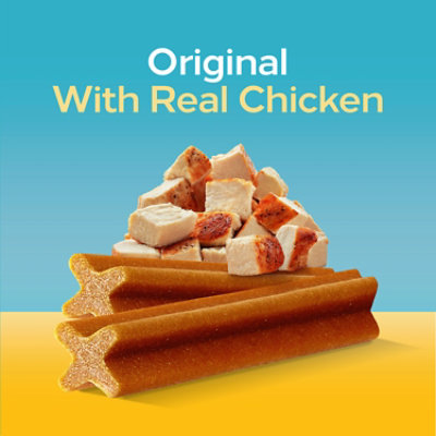 Pedigree Dentastix Original Chicken Flavor Adult Toy/Small Dog Dental Chew Dog Treats 24-5.8 Oz - Image 4