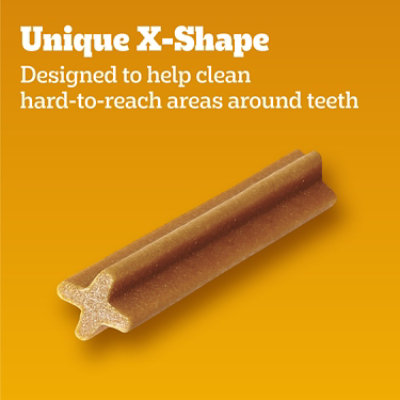 Pedigree Dentastix Original Chicken Flavor Adult Toy/Small Dog Dental Chew Dog Treats 24-5.8 Oz - Image 3