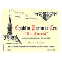 V Dauvissat Chablis La Forest Cru Wine - 750 Ml - Image 1