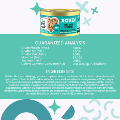 I and love and you XOXOs Mix Chicken/Tuna Stew Wet Cat Food Variety Pack - 12-3 Oz - Image 6