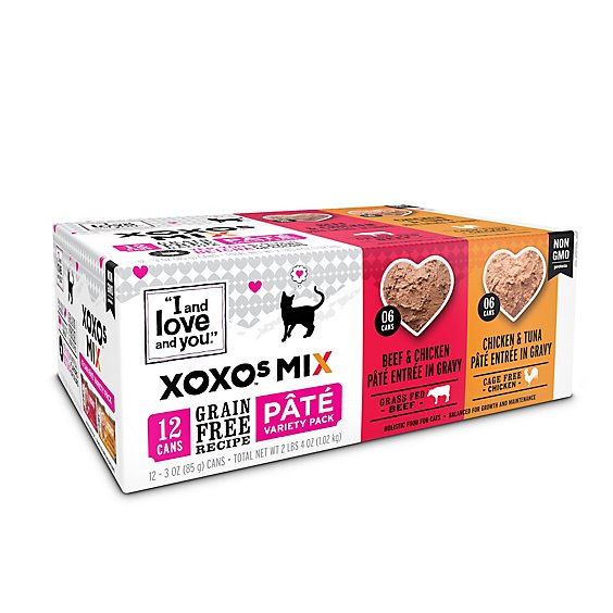 Xoxos Chicken/beef Pate Variety Pack - 12 CT