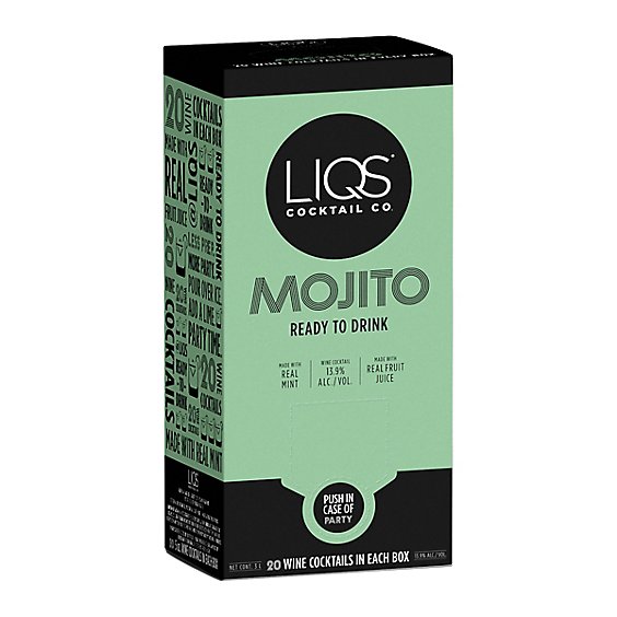 LIQS Straw Margarita Box - 3 Liter