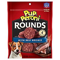 Pup Peroni Rounds Beef Brisket Dog Treat Each - 5 OZ - Image 3