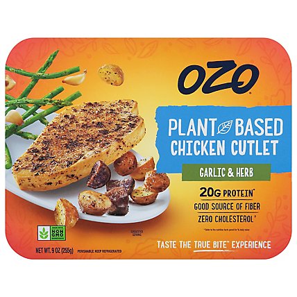 Ozo Chicken Cutlet Garlic & Herb - 10 OZ - Image 1