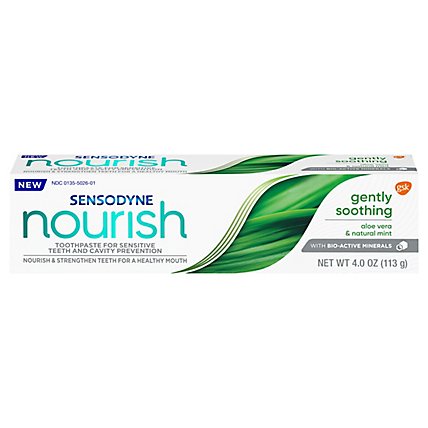 Sensodyne Nourish Gently Soothing Toothpaste 12x4oz - 4 OZ - Image 3