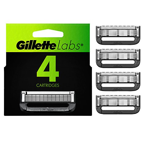 Gillette Labs Exfoliating Cartridge - 4 CT