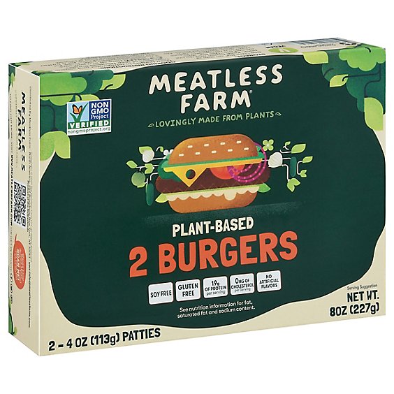 Meatless Farm Plant Based Burgers - 8 OZ