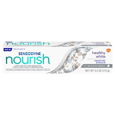 Sensodyne Nourish Healthy Whitening Toothpaste 12x4oz - 4 OZ