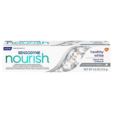 Sensodyne Nourish Healthy Whitening Toothpaste 12x4oz - 4 OZ