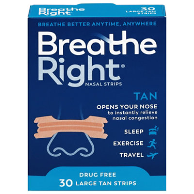 Breathe Right Tan Large 30ct. Each - 30 CT - Image 2