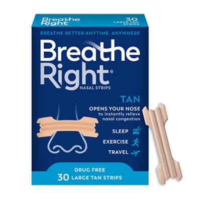 Breathe Right Tan Large 30ct. Each - 30 CT - Image 1