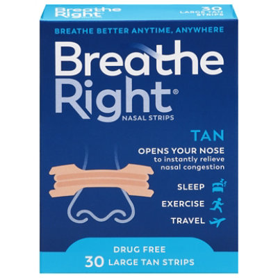 Breathe Right Tan Large 30ct. Each - 30 CT