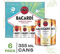Bacardi Taste Of Paradise Vrty Can - 6-355 ML