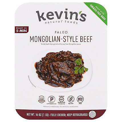 Kevin's Natural Foods Mongolian Style Beef - 16 Oz - Image 3