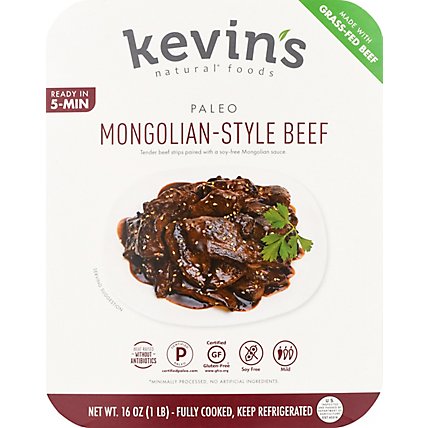 Kevin's Natural Foods Mongolian Style Beef - 16 Oz - Image 2