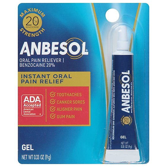 Anbesol Oral Anesthetic Max Strength - .33 OZ