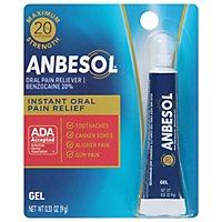 Anbesol Oral Anesthetic Max Strength - .33 OZ - Image 1