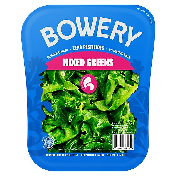 Bowery Greens Mixed - 4 OZ