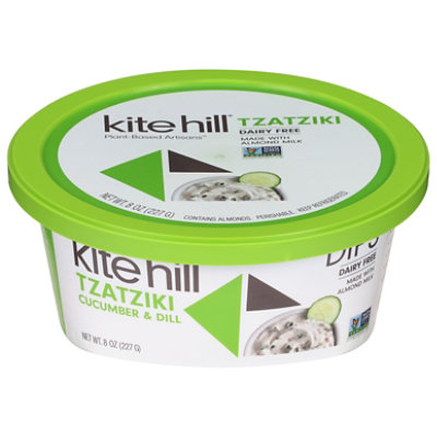 Kite Hill Dip Tzatziki Dairy Free - 8 OZ - Image 3