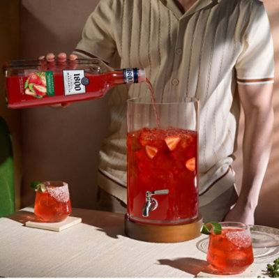 1800 The Ultimate Strawberry Margarita 9.95% ABV - 1.75 Liter - Image 4