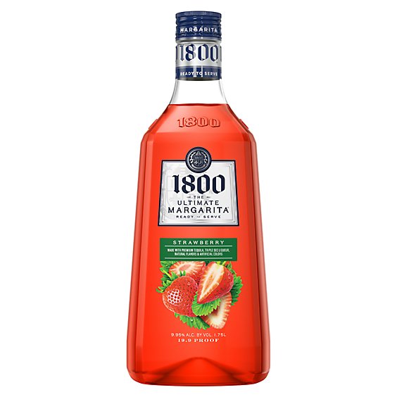 1800 Ultimate Strawberry Margarita - 1.75 LT
