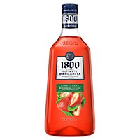 1800 Ultimate Strawberry Margarita - 1.75 LT - Image 1