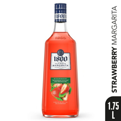 1800 Ultimate Strawberry Margarita - 1.75 LT