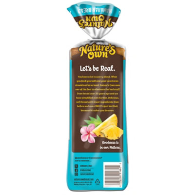 Nature's Own Hawaiian Bread - 20 Oz - Image 8