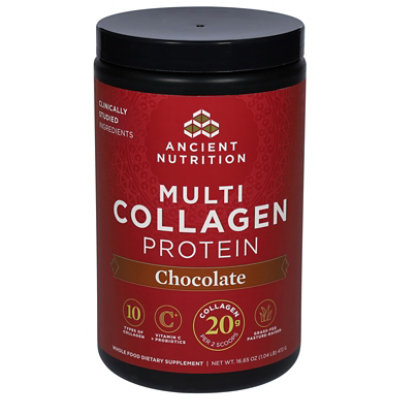 Ancient Nutrition Multi Collagen Protein Chocolate - 16.65 OZ - Image 2