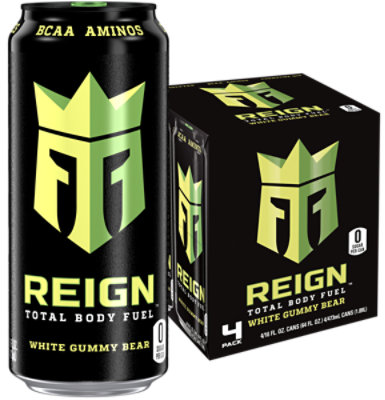 Reign Total Body Fuel White Gummy Bear Fitness & Performance Drink - 4-16 Fl. Oz.