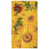 Caspari Guest Towel Sunflowers - 15 CT - Image 3