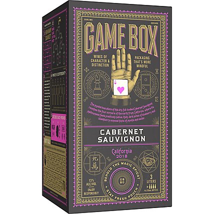 Game Box Cabernet Wine - 3 LT - Image 1
