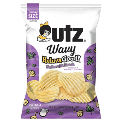 Utz Wavy Heluva Good Bttrmlk Ranch Chips - 7.75 OZ - Image 3