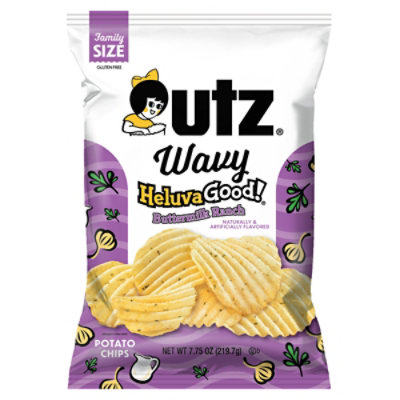 Utz Wavy Heluva Good Bttrmlk Ranch Chips - 7.75 OZ - Image 2