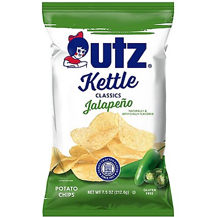 Utz Kettle Jalapeno Chips - 7.5 OZ - Image 1
