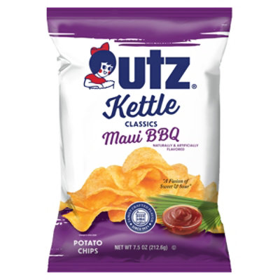 Utz Kettle Maui Bbq Chips 7.5 Oz. - 7.5 OZ - Image 3