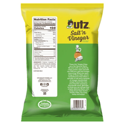 Utz Salt & Vinegar Chips - 7.75 OZ - Image 6