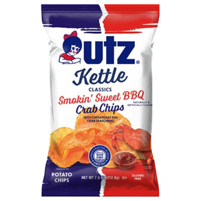 Utz Kettle Smkn Sweet Crab Chips 7.5 Oz. - 7.5 OZ - Image 3